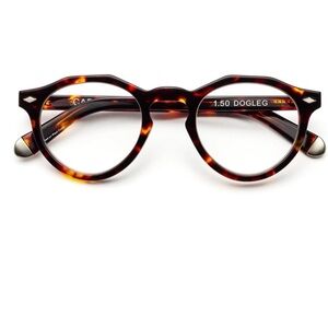 Caddis Dogleg Glasses in Turtle - 2.5